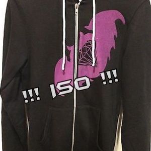 Clandestine Industries Pete Wentz batdiamond bartskull hoodie